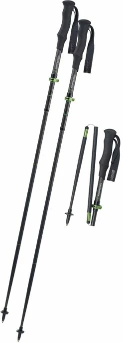 Komperdell Carbon Trail UL Vario Trekking Poles - Pair - Black/Green -Camp & Hike Deals Shop 048e4f6d aa52 4a1d a431 cbdfb2b710e5