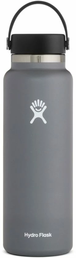 Hydro Flask Wide-Mouth Vacuum Water Bottle with Flex Cap - 40 fl. oz. -Camp & Hike Deals Shop 0b818736 ff7f 416e 8e2b a0cb816fa2dd