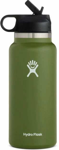 Hydro Flask Wide-Mouth Vacuum Water Bottle with Straw Lid - 32 fl. oz. -Camp & Hike Deals Shop 147e13f5 4944 4b8f b952 4603412c6137