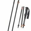 Komperdell Cross Stick Compact Trekking Poles - Pair - Black/Orange