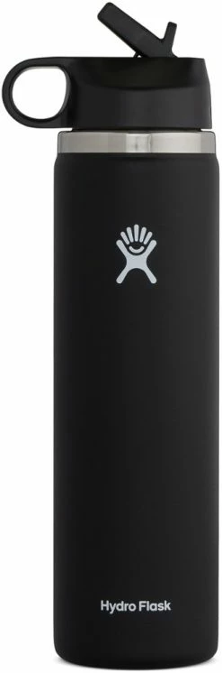 Hydro Flask Wide-Mouth Vacuum Water Bottle with Straw Lid - 24 fl. oz. -Camp & Hike Deals Shop 22e25caa b6fe 44f4 8a57 19f703966519