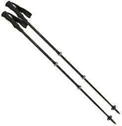 Komperdell Carbon C3 Trekking Poles - Pair - Black/Gray