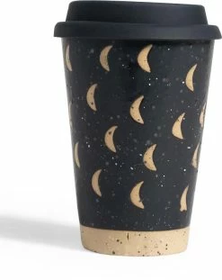 United By Blue Stoneware Travel Mug - 12 fl. oz. - Black