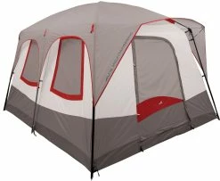 ALPS Mountaineering Camp Creek 6 Two-Room Tent - Gray/Red