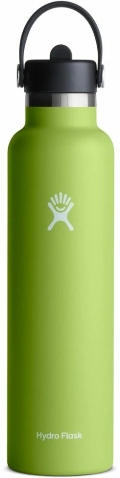 Hydro Flask Standard-Mouth Vacuum Water Bottle with Flex Straw Cap - 24 fl. oz. -Camp & Hike Deals Shop 3e55963e 73d8 4f6d 8717 1a99b55a21ed