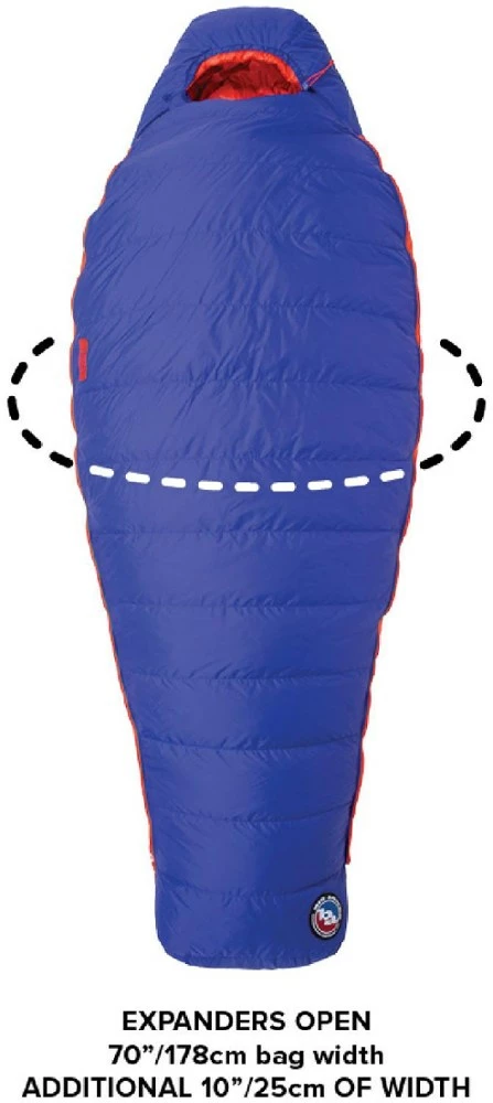Big Agnes Torchlight 30 Sleeping Bag - Women's Petite - Cobalt/Orange 13 Big Agnes Torchlight 30 Sleeping Bag - Women's Petite - Cobalt/Orange - Image 13