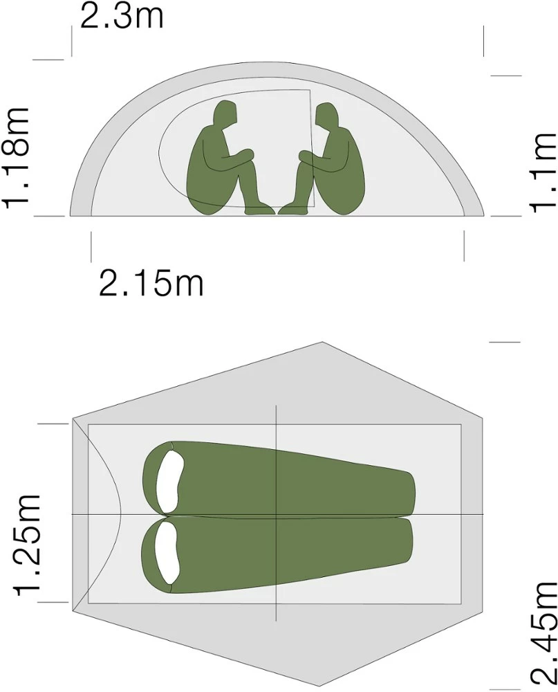 Exped Mira II HL Tent 4 Exped Mira II HL Tent - Image 4