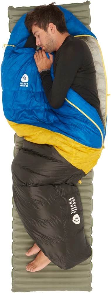 Sierra Designs Nitro 35 Sleeping Bag - Blue/Black 2 Sierra Designs Nitro 35 Sleeping Bag - Blue/Black - Image 2