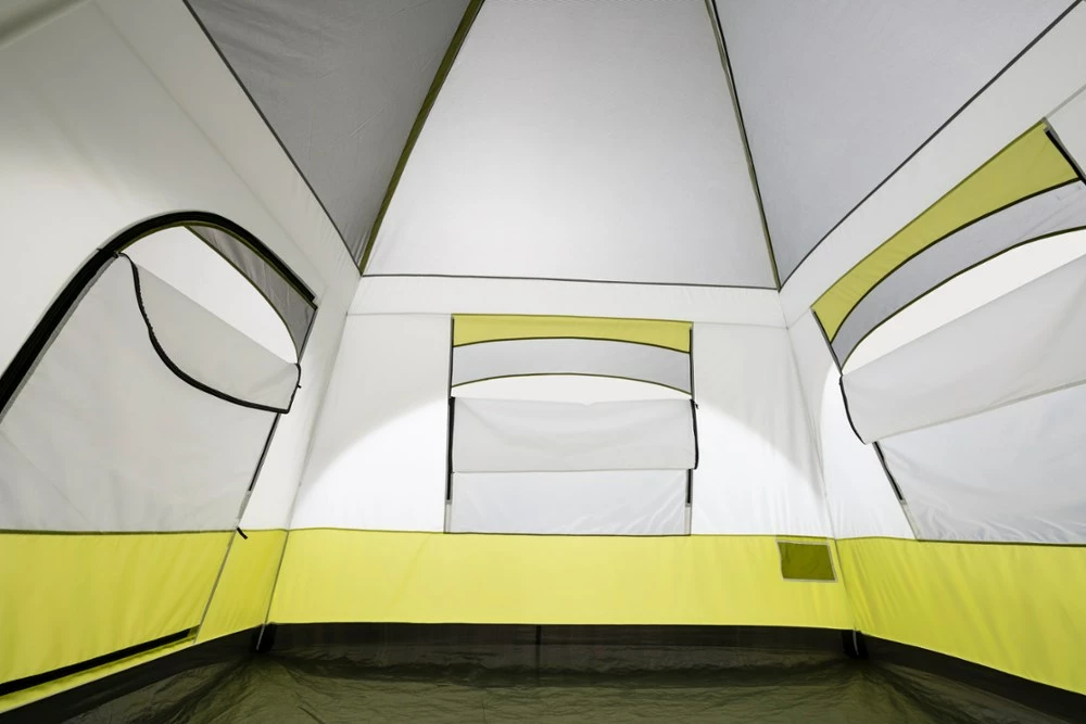 Cedar Ridge Ironwood Two-Room Tent - Gray/Citrus 4 Cedar Ridge Ironwood Two-Room Tent - Gray/Citrus - Image 4