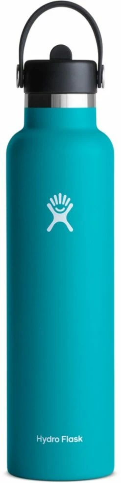 Hydro Flask Standard-Mouth Vacuum Water Bottle with Flex Straw Cap - 24 fl. oz. -Camp & Hike Deals Shop 6a79af4f 834f 4f68 b7b1 a1723bf2abe6