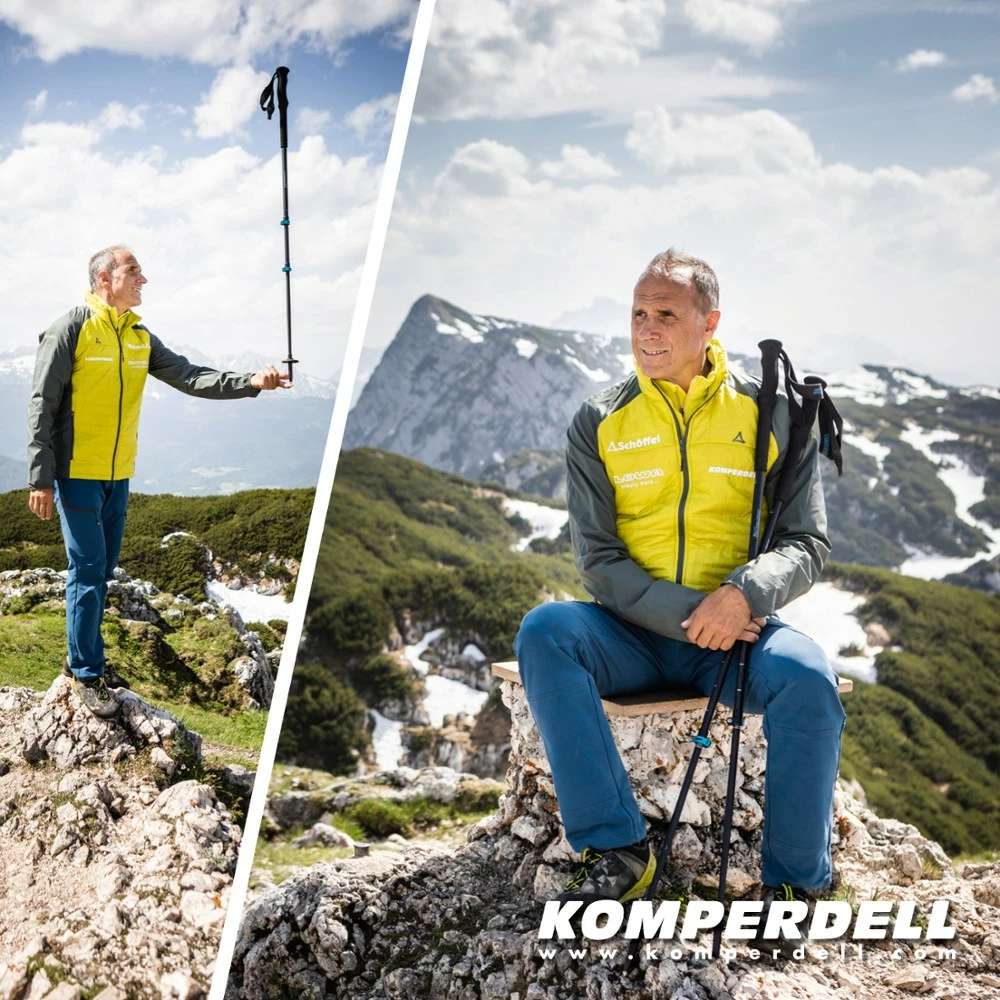 Komperdell Carbon C3 Pro Trekking Poles - 2020 - Pair - Black/Green 5 Komperdell Carbon C3 Pro Trekking Poles - 2020 - Pair - Black/Green - Image 5