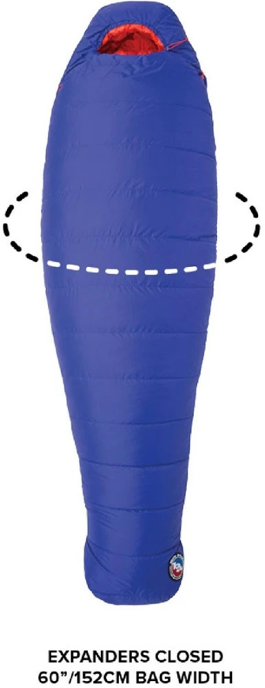 Big Agnes Torchlight 30 Sleeping Bag - Women's Petite - Cobalt/Orange 12 Big Agnes Torchlight 30 Sleeping Bag - Women's Petite - Cobalt/Orange - Image 12