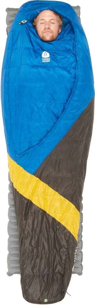 Sierra Designs Cloud 35 Sleeping Bag - Long - Blue/Black 2 Sierra Designs Cloud 35 Sleeping Bag - Long - Blue/Black - Image 2