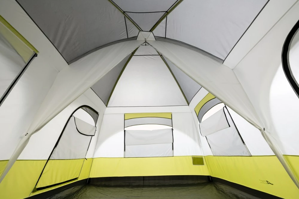 Cedar Ridge Ironwood Two-Room Tent - Gray/Citrus 3 Cedar Ridge Ironwood Two-Room Tent - Gray/Citrus - Image 3