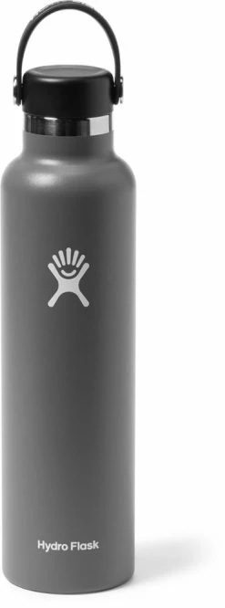 Hydro Flask Standard-Mouth Vacuum Water Bottle with Flex Cap - 24 fl. oz. -Camp & Hike Deals Shop ba58facc a6d7 49f7 b6e0 5344e685b395