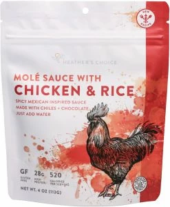 Heather's Choice Chicken Mole with Rice - 1 Serving - None