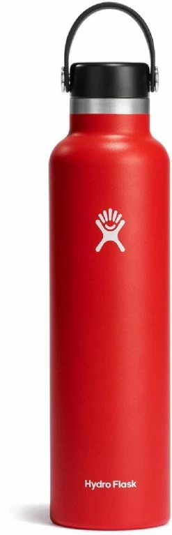 Hydro Flask Standard-Mouth Vacuum Water Bottle with Flex Cap - 24 fl. oz. -Camp & Hike Deals Shop c889f2e2 c74e 4f78 9b1d 65f1fdc7d8cc