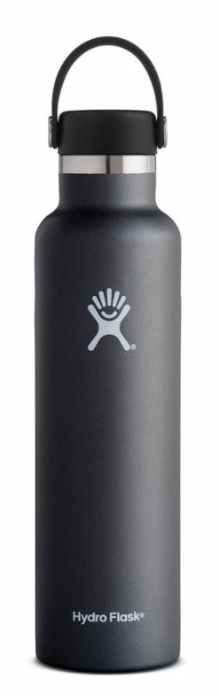 Hydro Flask Standard-Mouth Vacuum Water Bottle with Flex Cap - 24 fl. oz. -Camp & Hike Deals Shop cc543a42 60dc 4f58 98fb 5db1ed4ffd5d