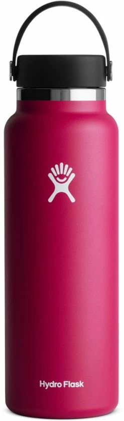 Hydro Flask Wide-Mouth Vacuum Water Bottle with Flex Cap - 40 fl. oz. -Camp & Hike Deals Shop cd421e79 6398 48c6 a8d6 891967291f19
