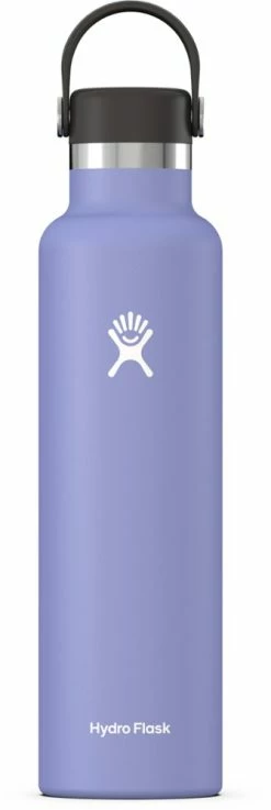Hydro Flask Standard-Mouth Vacuum Water Bottle with Flex Cap - 24 fl. oz. -Camp & Hike Deals Shop d3c1f574 50b0 4272 917f 34020176d682