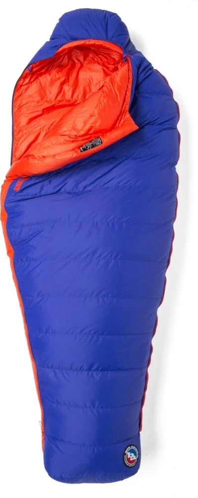 Big Agnes Torchlight 30 Sleeping Bag - Women's Petite - Cobalt/Orange 2 Big Agnes Torchlight 30 Sleeping Bag - Women's Petite - Cobalt/Orange - Image 2
