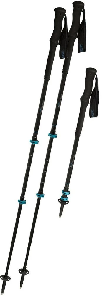 Komperdell Carbon C3 Pro Trekking Poles - 2020 - Pair - Black/Green 2 Komperdell Carbon C3 Pro Trekking Poles - 2020 - Pair - Black/Green - Image 2