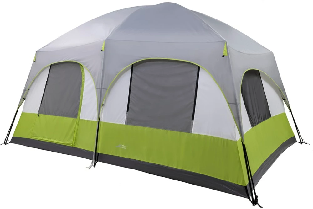 Cedar Ridge Ironwood Two-Room Tent - Gray/Citrus 2 Cedar Ridge Ironwood Two-Room Tent - Gray/Citrus - Image 2