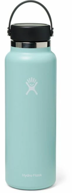 Hydro Flask Wide-Mouth Vacuum Water Bottle with Flex Cap - 40 fl. oz. -Camp & Hike Deals Shop fcb23d0f 430b 414b baff e195a47c59a8